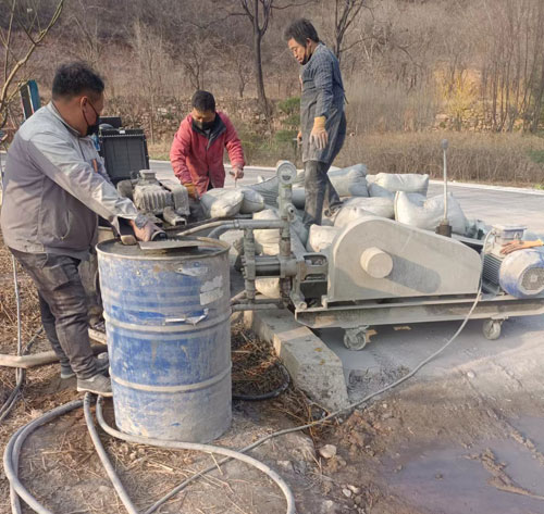东丽路面下沉注浆